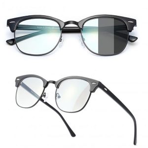 Gafas de transición fotocromáticas que bloquean la luz azul