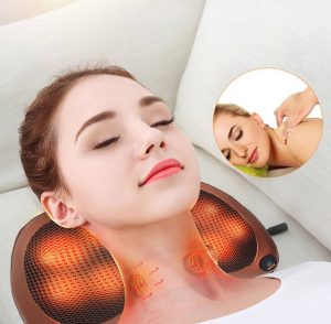 Almohada de masaje Shiatsu para cuello y espalda con calefacción