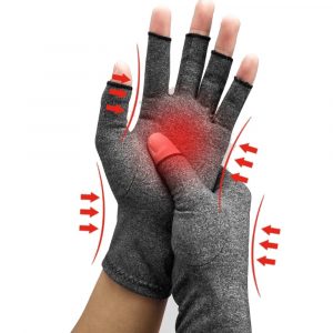 Guantes de compresión para aliviar la artritis
