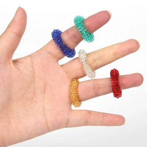 Anillos Sensoriales De Acupresión Para Masaje De Dedos