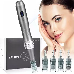 pluma de microagujas, pluma derma, herramienta para el cuidado de la piel, herramienta de microagujas, dispositivo de microagujas