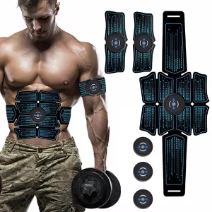 Estimulador de abdominales, cinturón de abdominales, entrenador de abdominales, máquina de cinturón vibratorio, cinturón ems, cinturón vibratorio, estimulador muscular abdominal