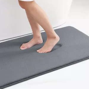 Alfombrilla de baño, alfombra de baño, alfombrilla de baño de espuma con memoria, alfombrilla de baño antideslizante, alfombra de baño de espuma con memoria, alfombrilla de baño de secado rápido