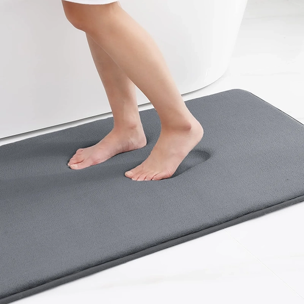 Alfombrilla de baño, alfombra de baño, alfombrilla de baño de espuma con memoria, alfombrilla de baño antideslizante, alfombra de baño de espuma con memoria, alfombrilla de baño de secado rápido