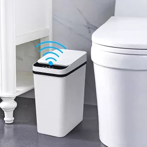 cubo de basura automático, cubo de basura automático, cubo de basura con sensor, cubo de basura inteligente, cubo de basura sin contacto, cubo de basura inteligente, cubo de basura inteligente