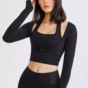 crop top, camiseta manga larga, top deportivo, top mujer, camiseta gimnasia, camiseta deporte mujer, camiseta entrenamiento