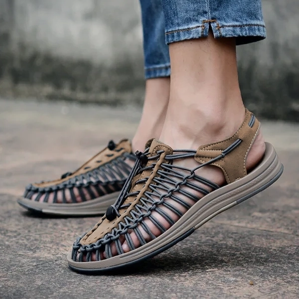 sandalias de hombre, sandalias de playa, sandalias slip on, sandalias de punto