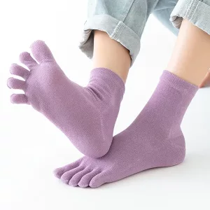 calcetines dedos, calcetines algodón, calcetines dedos