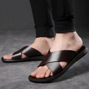 sandalias de hombre, sandalias de verano, sandalias de piel, sandalias slip on, chanclas de hombre, chanclas de verano, sandalias cruzadas