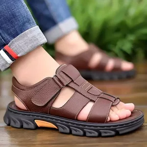 sandalias hombre, zapatos de playa, sandalias de playa, sandalias de suela gruesa, sandalias antideslizantes, zapatos casuales, sandalias casuales