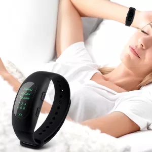 Reloj de Muñeca con Microcorriente para Ayuda en el Sueño