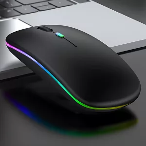 Ratón Bluetooth Inalámbrico con Luz RGB