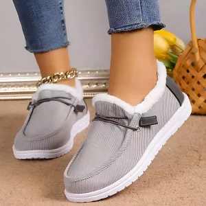 Mocasines de Felpa para Mujeres Zapatos de Invierno