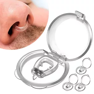 Clip nasal anti-ronquidos de 4 piezas