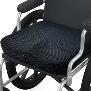 Cojín de asiento de espuma de memoria para silla de ruedas para alivio de presión