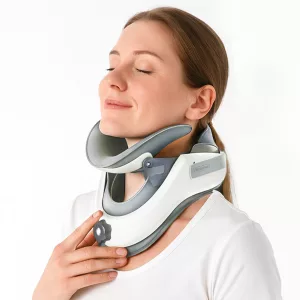 Collar Ajustable de Tracción Cervical para Estiramiento de Cuello