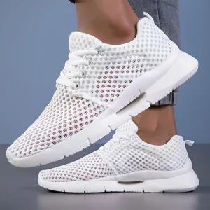 mens shoes, mens sneakers, comfortable shoes, mesh shoes, lightweight shoes, breathable shoes, mesh sneakers
