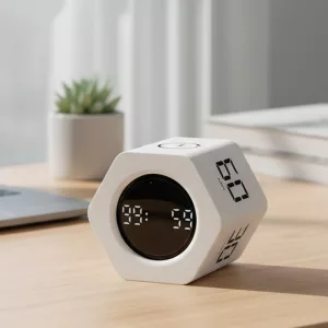Temporizador de productividad Cubo con sensor de gravedad y pantalla LED