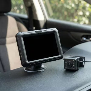 Cámara de coche para bebé ajustable con visión nocturna