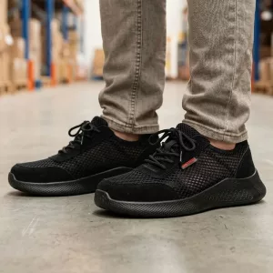 Zapatillas de seguridad transpirables antiperforación antideslizantes ligeras para trabajo