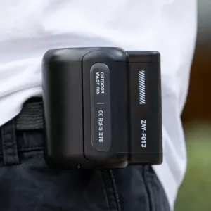 Mini ventilador portátil de enfriamiento con clip de cintura USB