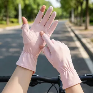 Guantes de exterior con protección UV y dedos abatibles