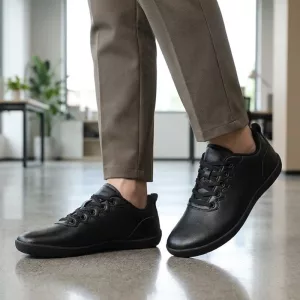 Zapatillas casuales barefoot de caída cero con puntera ancha