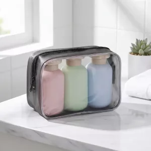 Set dispensador de botellas 3 uds con bolsa de viaje