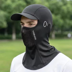 Mascarilla de cobertura facial completa UV con gorra